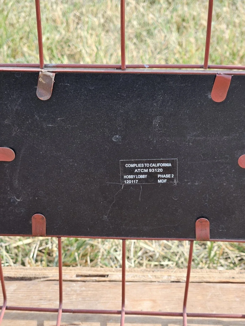 Vintage Style Wire Basket with Chalkboard Label Rustic Farmhouse Pantry Storage